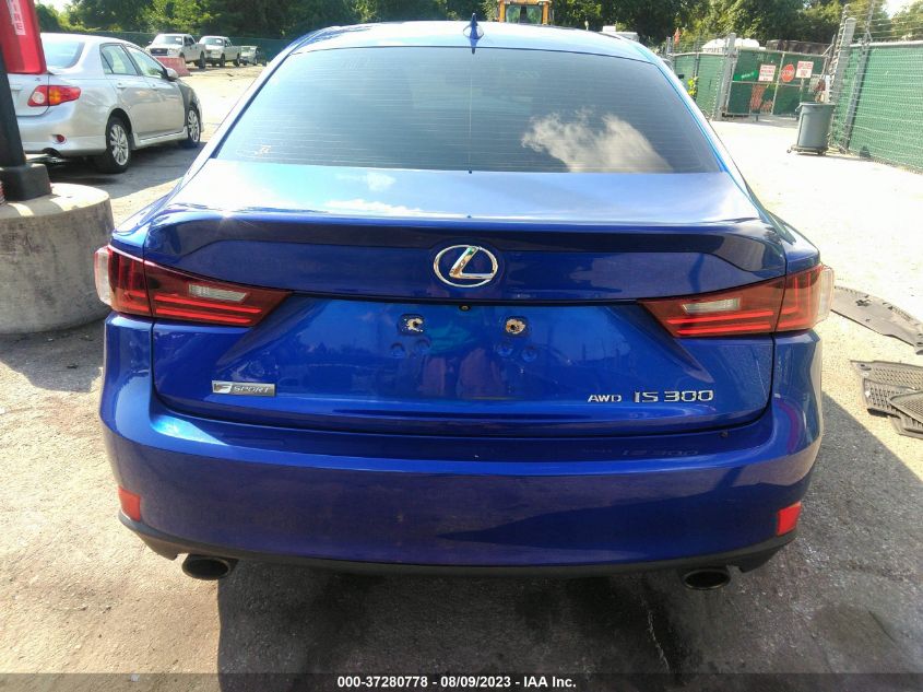 2016 LEXUS IS 300 JTHCM1D21G5012706