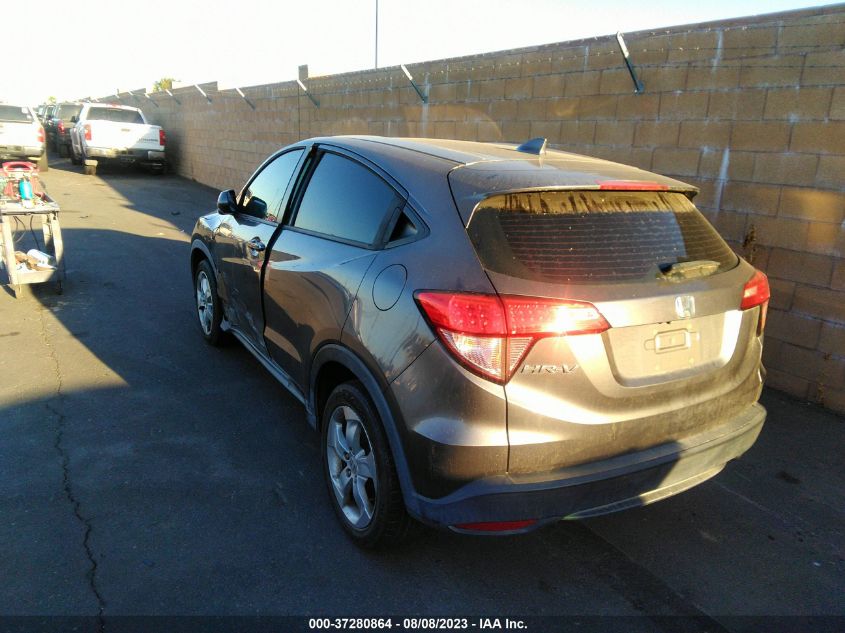 2016 HONDA HR-V LX - 3CZRU5H34GM700354