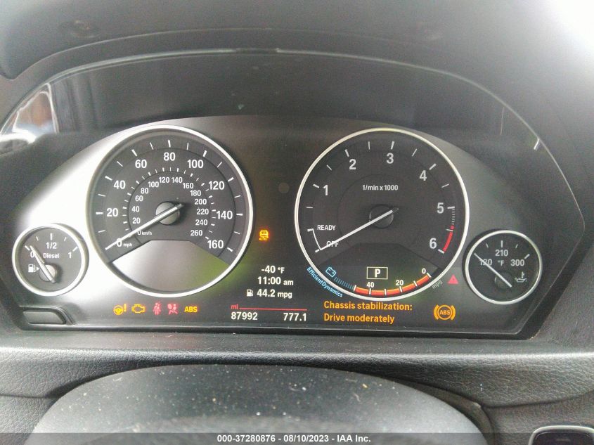 2014 BMW 3 SERIES 328D XDRIVE - WBA3D5C56EKX98289