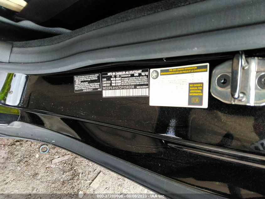 2013 MERCEDES-BENZ SLK-CLASS SLK 250 - WDDPK4HA7DF058208