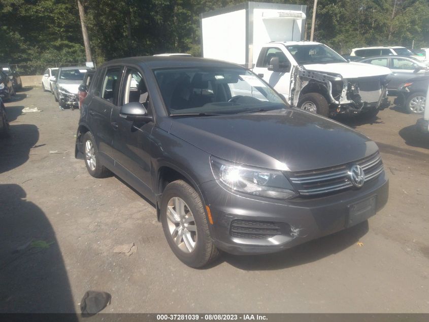 2014 VOLKSWAGEN TIGUAN S - WVGAV3AX0EW618874