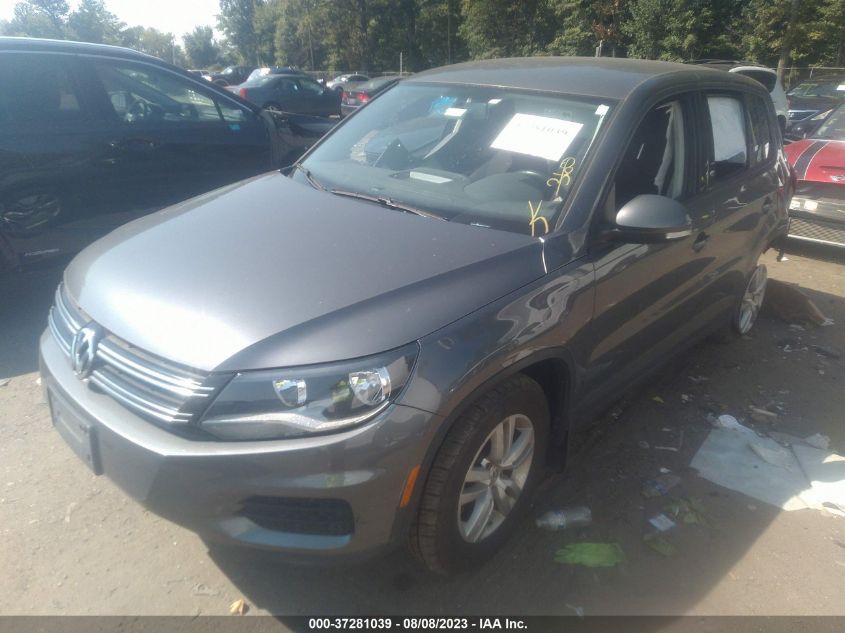 2014 VOLKSWAGEN TIGUAN S - WVGAV3AX0EW618874