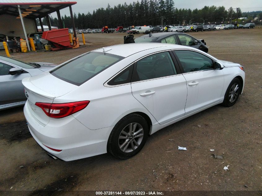 2017 HYUNDAI SONATA 2.4L - 5NPE24AF8HH587475