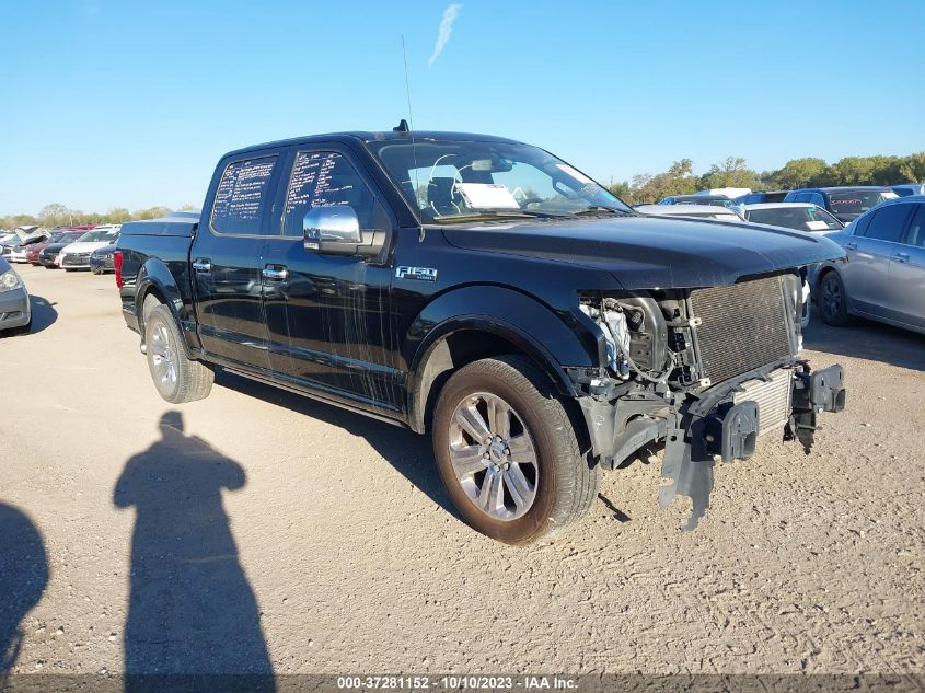 VIN 1FTEW1CG9JFA34178 2018 FORD F150 no.1