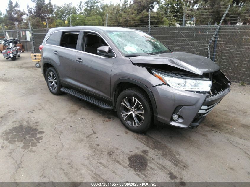 5TDZZRFH9KS328208 Toyota Highlander LE/LE PLUS