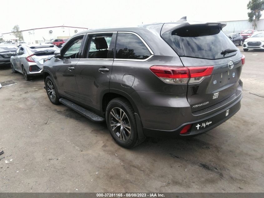 5TDZZRFH9KS328208 Toyota Highlander LE/LE PLUS 3