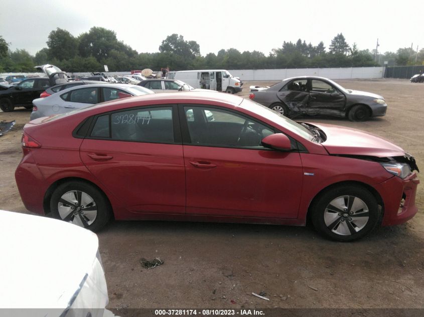 2019 HYUNDAI IONIQ HYBRID BLUE - KMHC65LC5KU153835