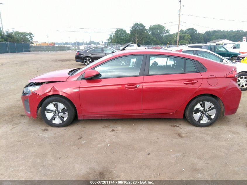 2019 HYUNDAI IONIQ HYBRID BLUE - KMHC65LC5KU153835