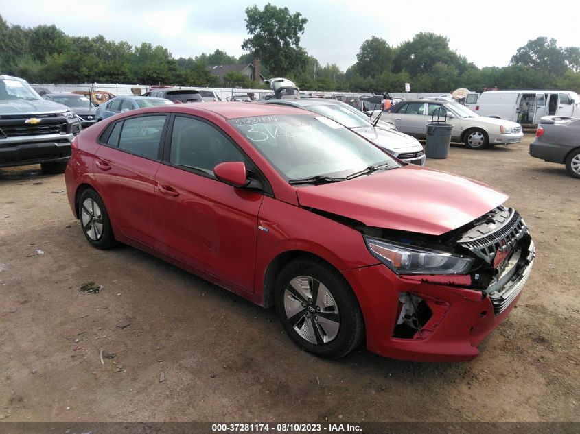 2019 HYUNDAI IONIQ HYBRID BLUE - KMHC65LC5KU153835