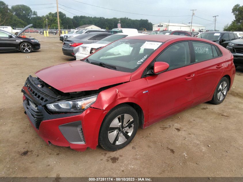 2019 HYUNDAI IONIQ HYBRID BLUE - KMHC65LC5KU153835
