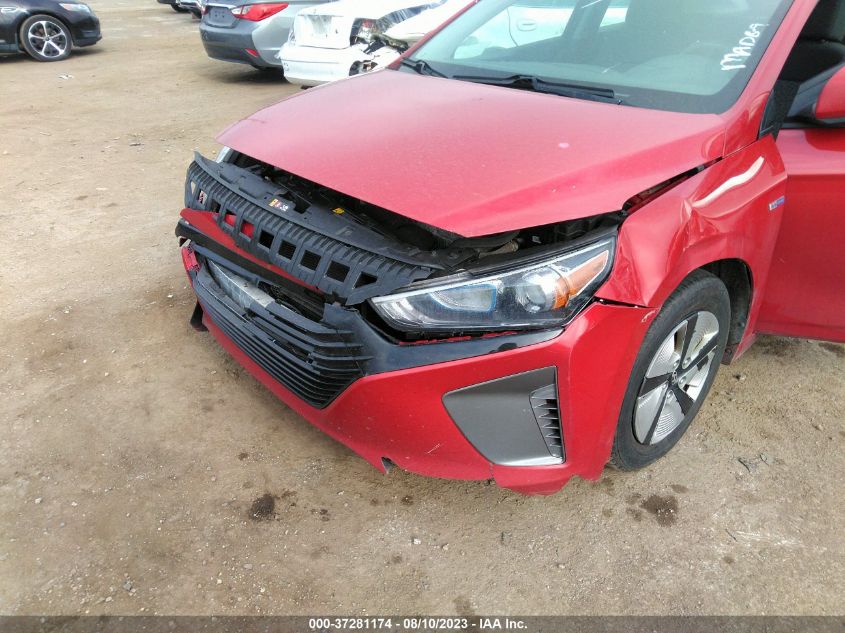 2019 HYUNDAI IONIQ HYBRID BLUE - KMHC65LC5KU153835