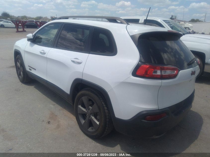 2016 JEEP CHEROKEE 75TH ANNIVERSARY - 1C4PJLCS8GW281112