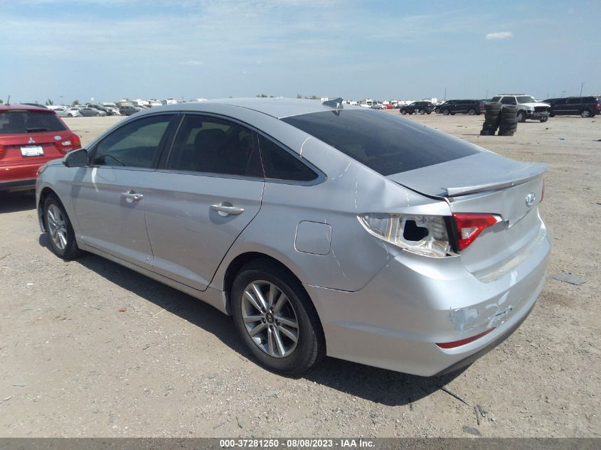 2015 HYUNDAI SONATA 2.4L SE - 5NPE24AFXFH183235