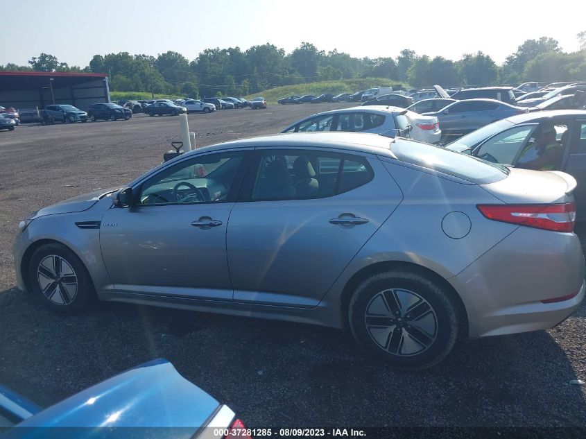 2013 KIA OPTIMA HYBRID LX - KNAGM4AD8D5037976