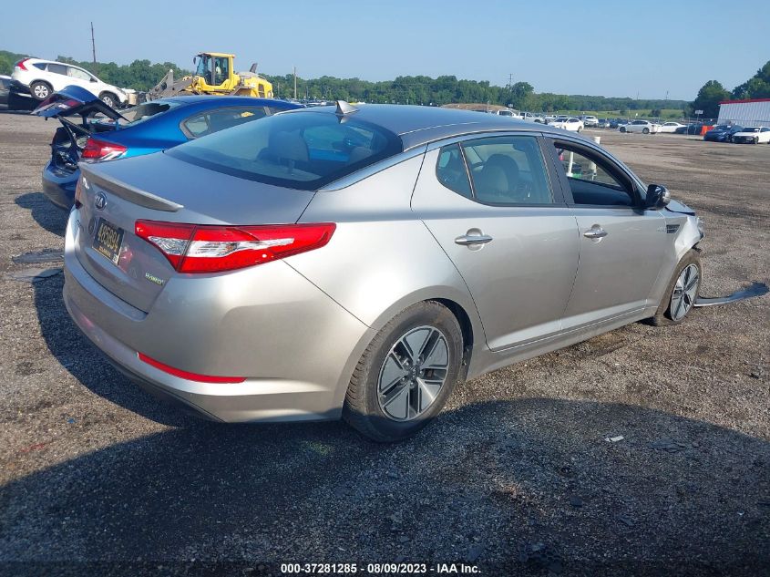 2013 KIA OPTIMA HYBRID LX - KNAGM4AD8D5037976