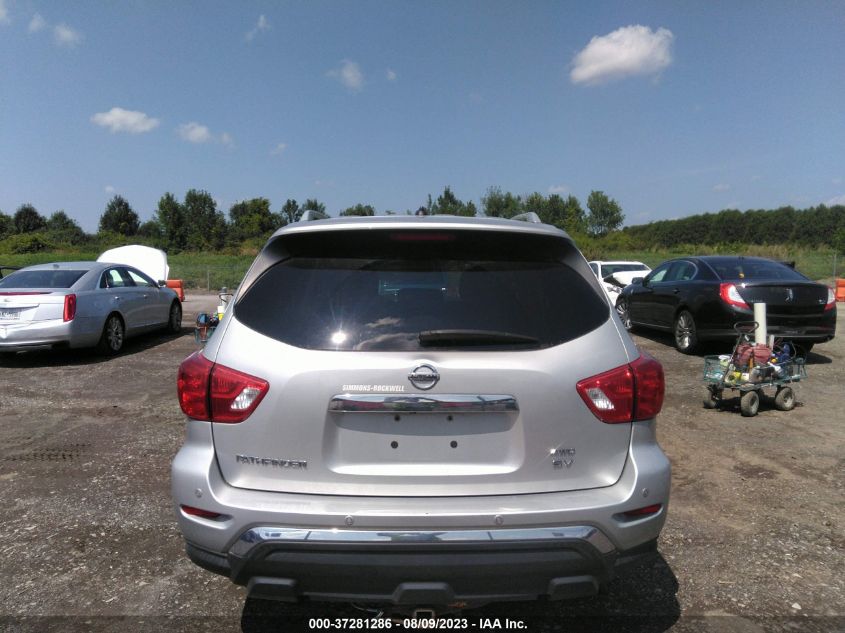 2017 NISSAN PATHFINDER SV - 5N1DR2MM7HC650286