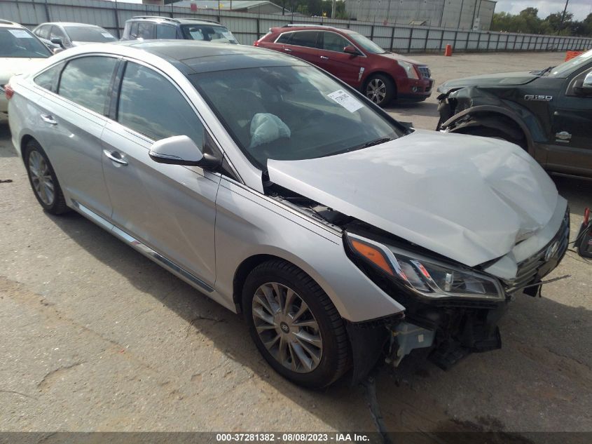 2015 HYUNDAI SONATA 2.4L LIMITED - 5NPE34AF2FH075186