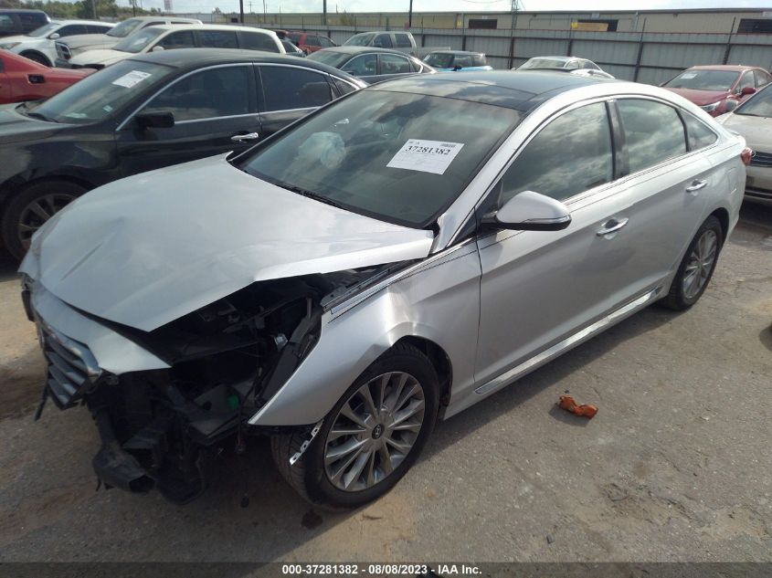 2015 HYUNDAI SONATA 2.4L LIMITED - 5NPE34AF2FH075186