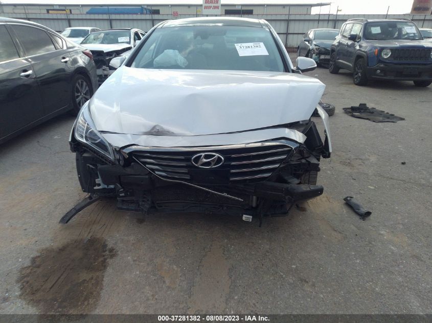 2015 HYUNDAI SONATA 2.4L LIMITED - 5NPE34AF2FH075186