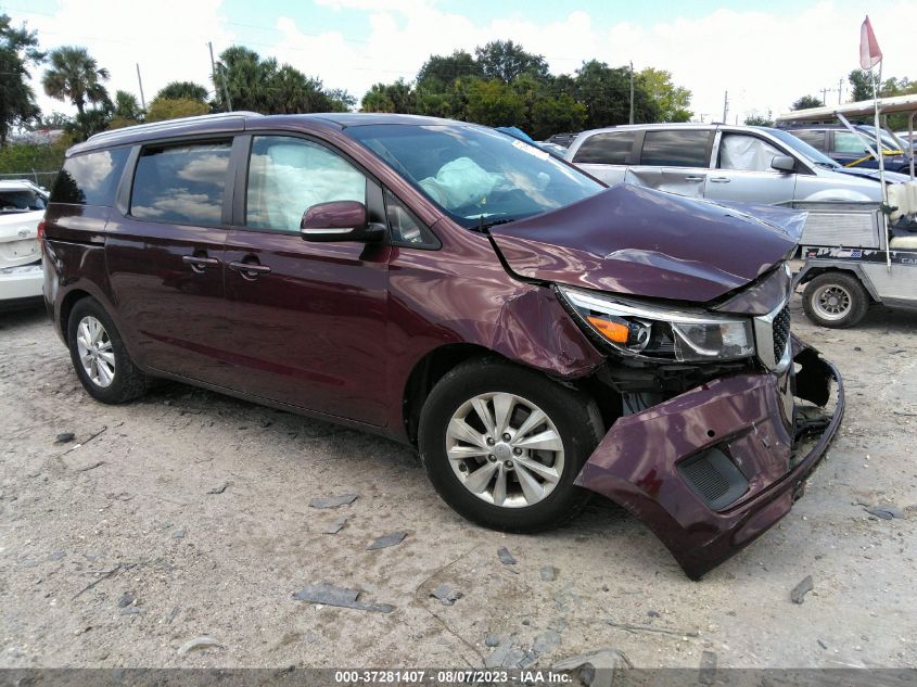 2017 KIA SEDONA LX - KNDMB5C11H6268013