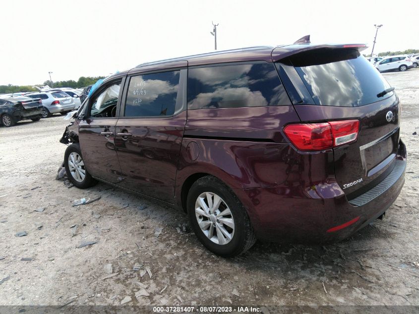 2017 KIA SEDONA LX - KNDMB5C11H6268013