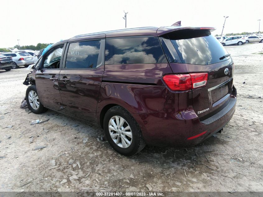 2017 KIA SEDONA LX - KNDMB5C11H6268013