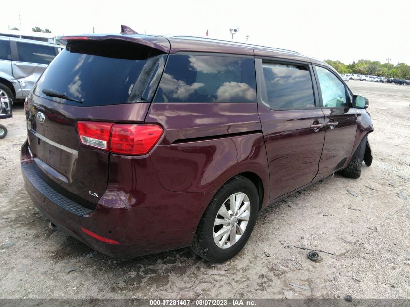 2017 KIA SEDONA LX - KNDMB5C11H6268013