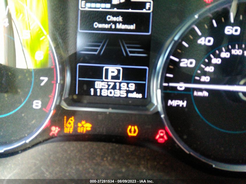 2017 SUBARU FORESTER TOURING - JF2SJAWC7HH422374