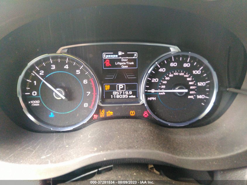 2017 SUBARU FORESTER TOURING - JF2SJAWC7HH422374
