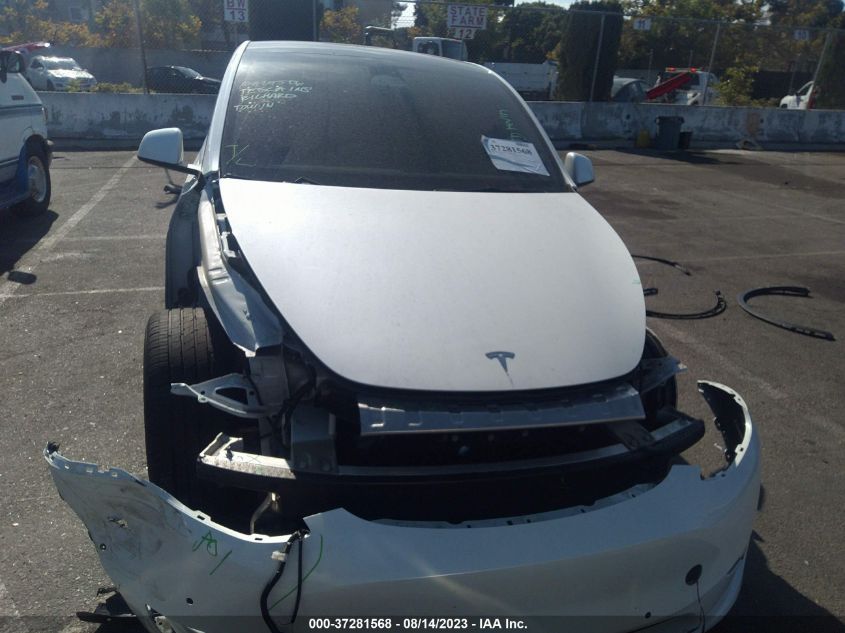 2022 TESLA MODEL Y LONG RANGE - 7SAYGDEE1NF557893