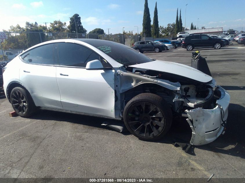 2022 TESLA MODEL Y LONG RANGE - 7SAYGDEE1NF557893