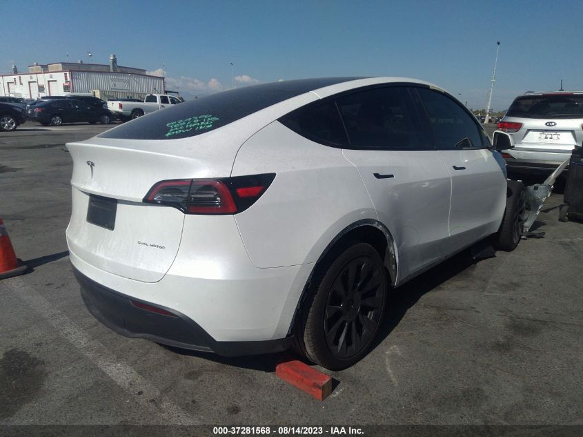 2022 TESLA MODEL Y LONG RANGE - 7SAYGDEE1NF557893