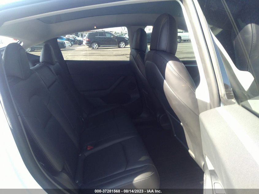 2022 TESLA MODEL Y LONG RANGE - 7SAYGDEE1NF557893