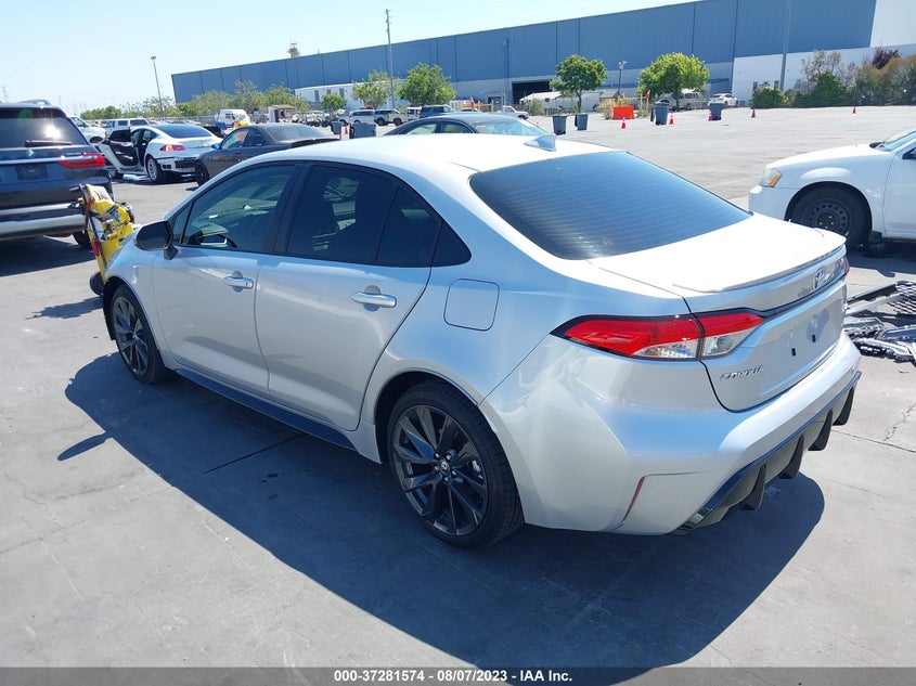 VIN JTDS4MCE9P3517964 2023 TOYOTA COROLLA SE