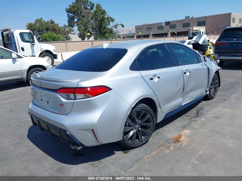 VIN JTDS4MCE9P3517964 2023 TOYOTA COROLLA SE
