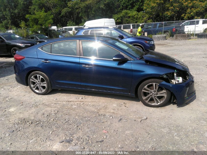 2017 HYUNDAI ELANTRA LIMITED - 5NPD84LF9HH031750