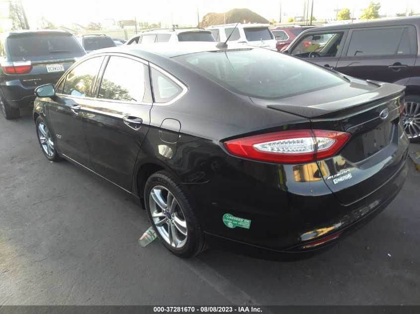 2016 FORD FUSION ENERGI TITANIUM - 3FA6P0SU6GR173608