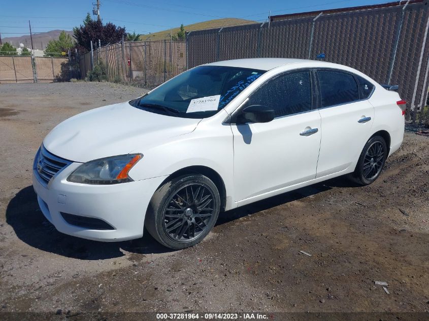 2014 NISSAN SENTRA S - 3N1AB7AP1EL622140