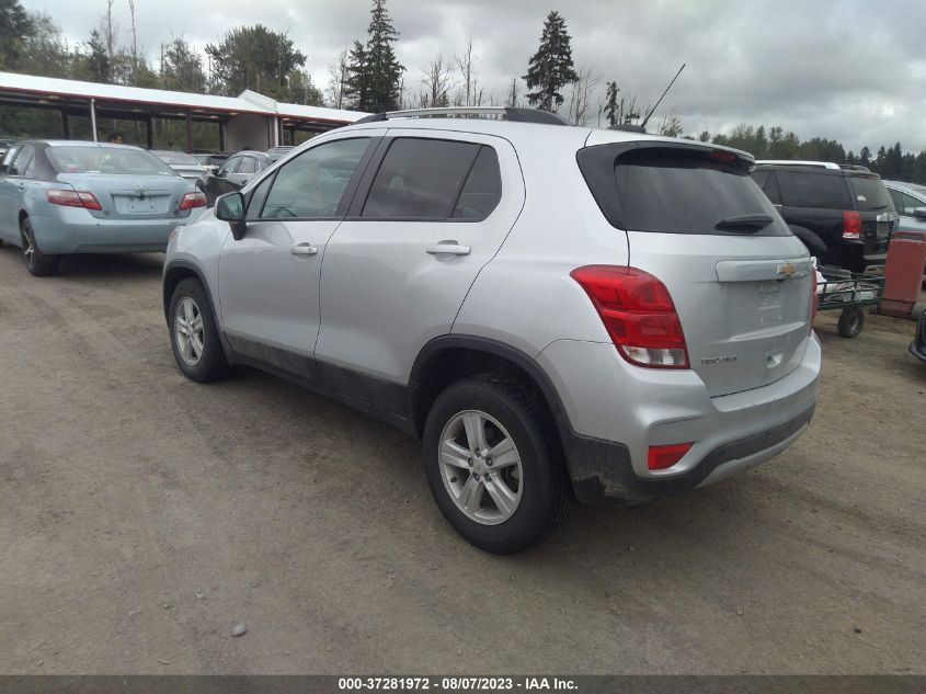 2021 CHEVROLET TRAX LT - KL7CJPSB6MB325048