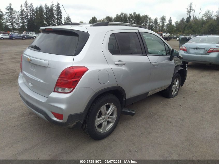 2021 CHEVROLET TRAX LT - KL7CJPSB6MB325048