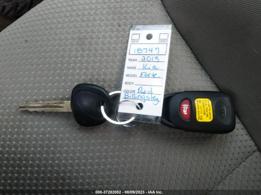 2013 KIA FORTE EX - KNAFU4A2XD5719719