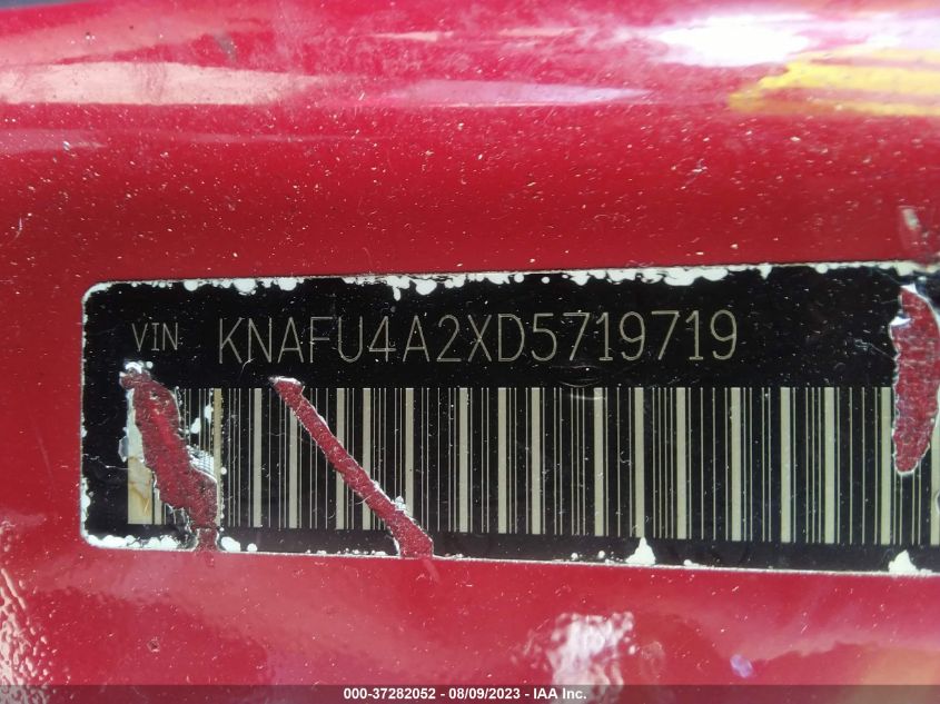 2013 KIA FORTE EX - KNAFU4A2XD5719719