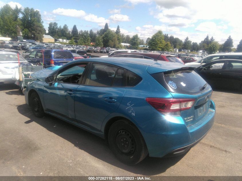 2017 SUBARU IMPREZA - 4S3GTAA66H3718614
