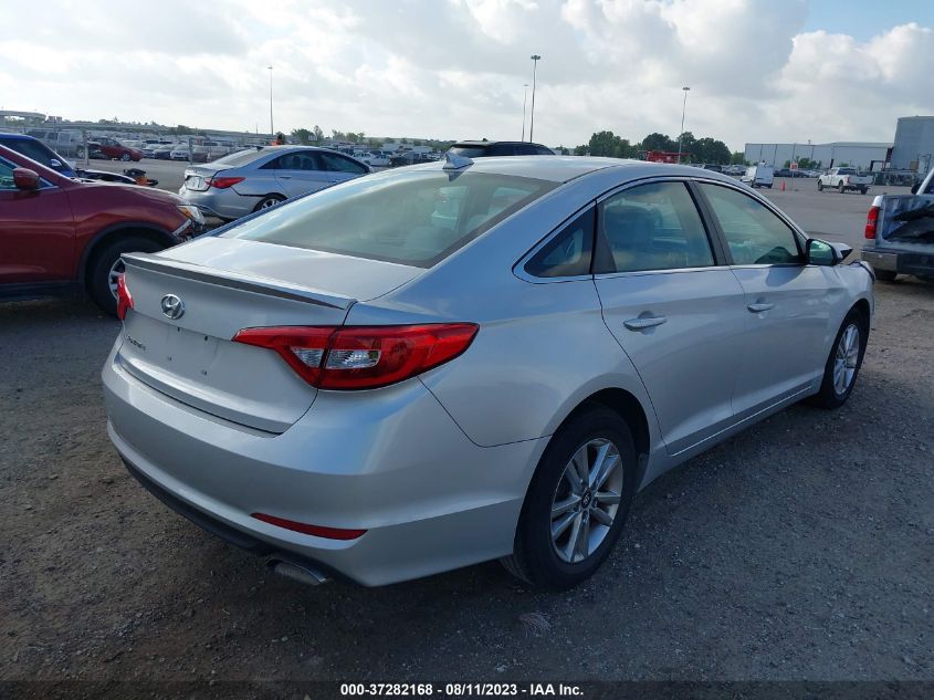 2016 HYUNDAI SONATA 2.4L - 5NPE24AF3GH404756