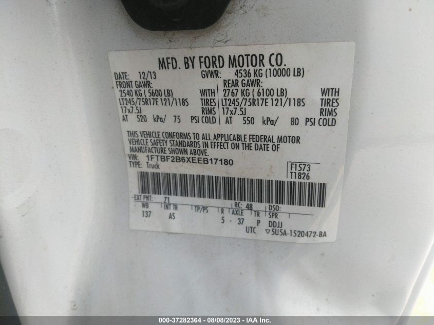 2014 FORD F-250 XL - 1FTBF2B6XEEB17180