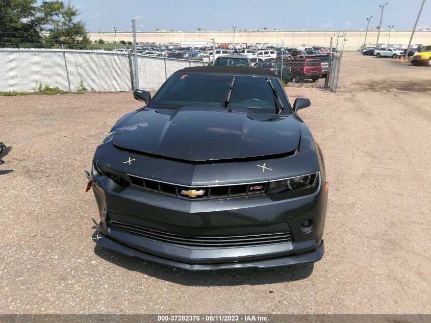 2015 CHEVROLET CAMARO LT - 2G1FF3D3XF9281147