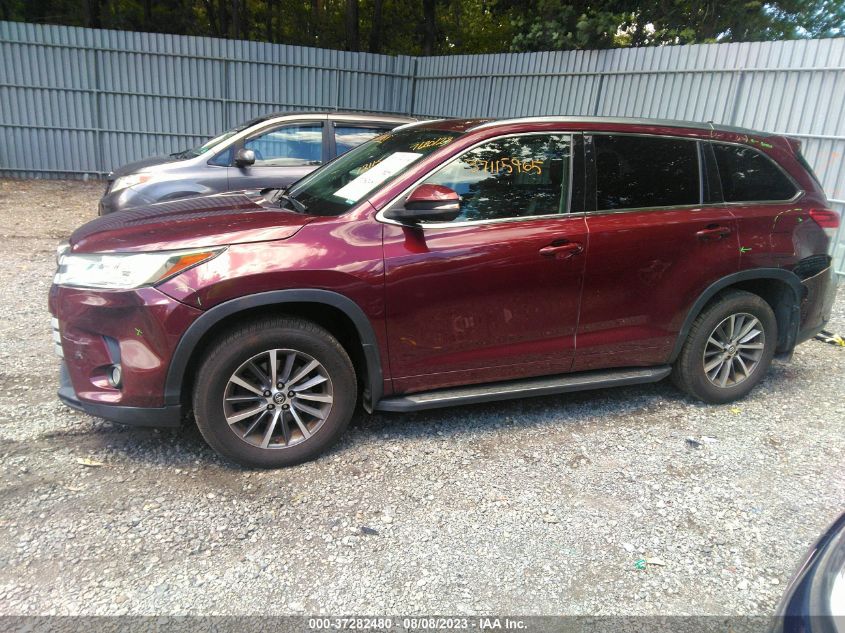 2018 TOYOTA HIGHLANDER SE/XLE - 5TDJZRFH3JS812628