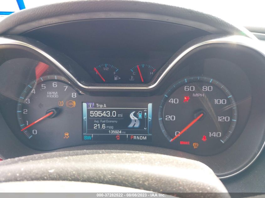 2016 CHEVROLET IMPALA LTZ - 2G1145S35G9183644