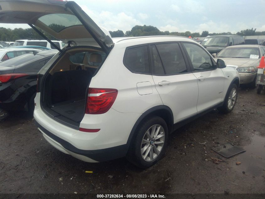 2017 BMW X3 XDRIVE28I - 5UXWX9C51H0T06121