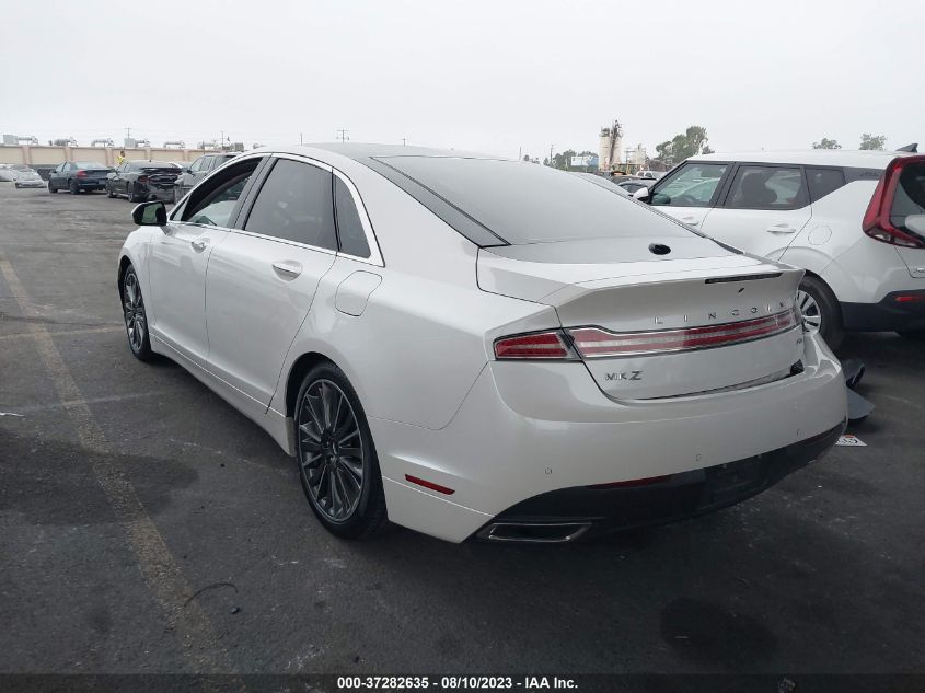 2016 LINCOLN MKZ HYBRID - 3LN6L2LU9GR623652